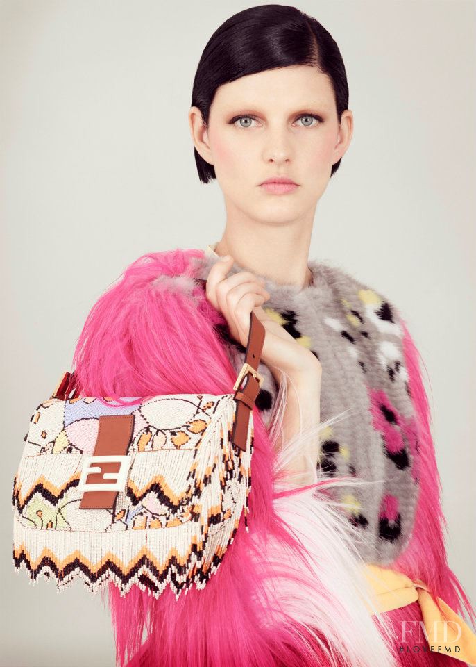 Patricia van der Vliet featured in  the Fendi fashion show for Resort 2013