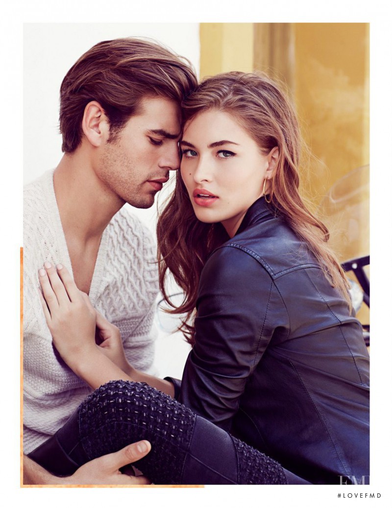 Grace Elizabeth featured in  the Guess Denim lookbook for Autumn/Winter 2015