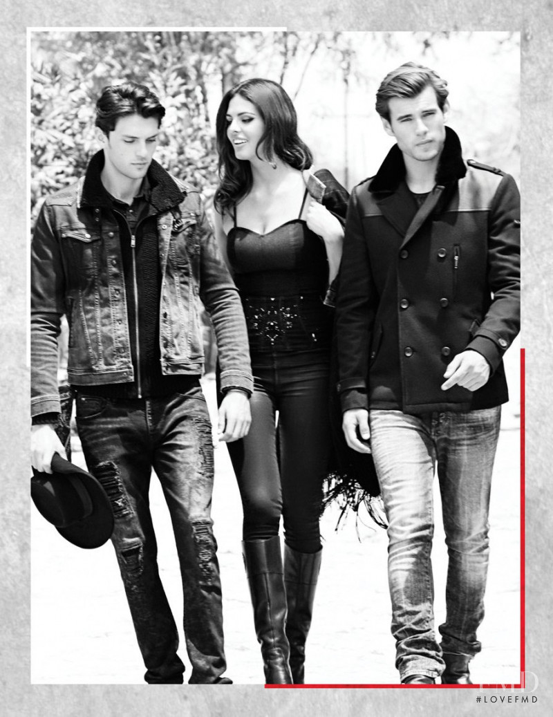 Bojana Krsmanovic featured in  the Guess Denim advertisement for Autumn/Winter 2015