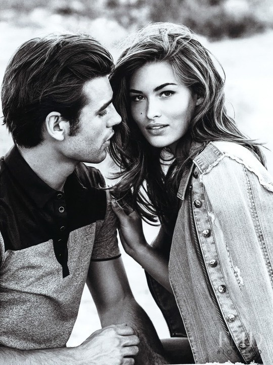 Grace Elizabeth featured in  the Guess Denim advertisement for Autumn/Winter 2015