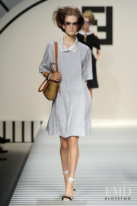 Mirte Maas featured in  the Fendi fashion show for Spring/Summer 2012