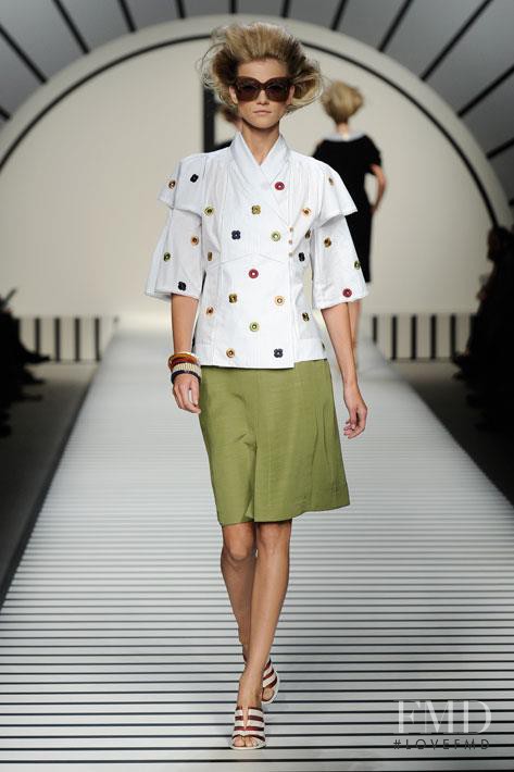 Kasia Struss featured in  the Fendi fashion show for Spring/Summer 2012