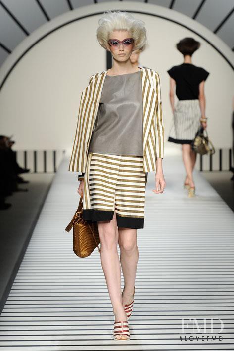 Abbey Lee Kershaw featured in  the Fendi fashion show for Spring/Summer 2012