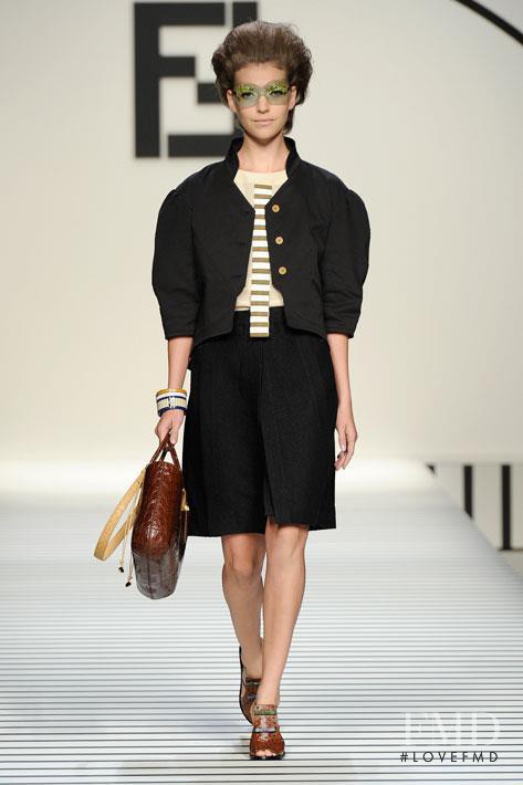 Arizona Muse featured in  the Fendi fashion show for Spring/Summer 2012