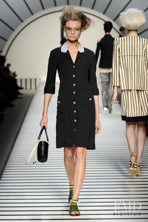 Magdalena Frackowiak featured in  the Fendi fashion show for Spring/Summer 2012