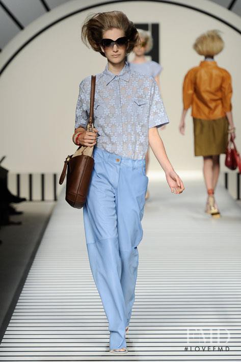 Mirte Maas featured in  the Fendi fashion show for Spring/Summer 2012