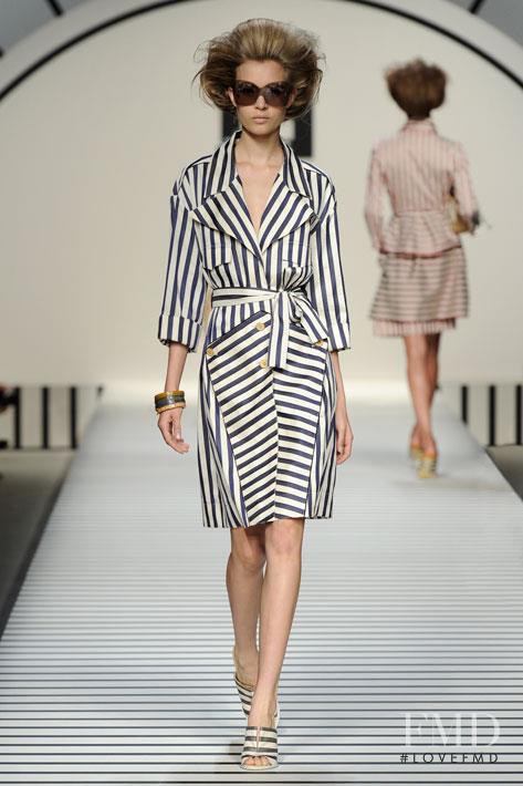 Josephine Skriver featured in  the Fendi fashion show for Spring/Summer 2012