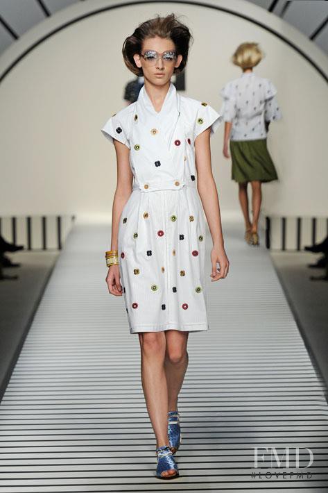 Daga Ziober featured in  the Fendi fashion show for Spring/Summer 2012