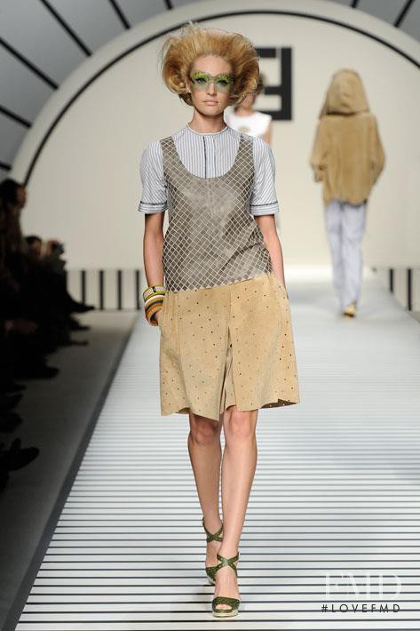 Candice Swanepoel featured in  the Fendi fashion show for Spring/Summer 2012