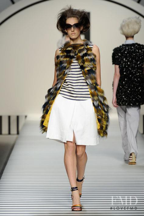 Othilia Simon featured in  the Fendi fashion show for Spring/Summer 2012