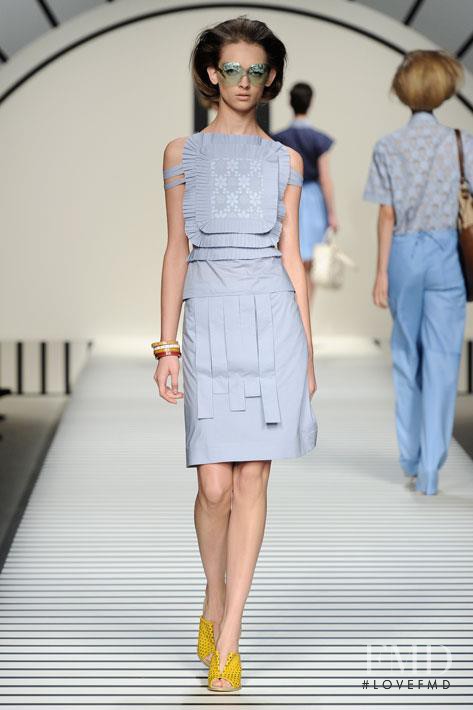 Daga Ziober featured in  the Fendi fashion show for Spring/Summer 2012