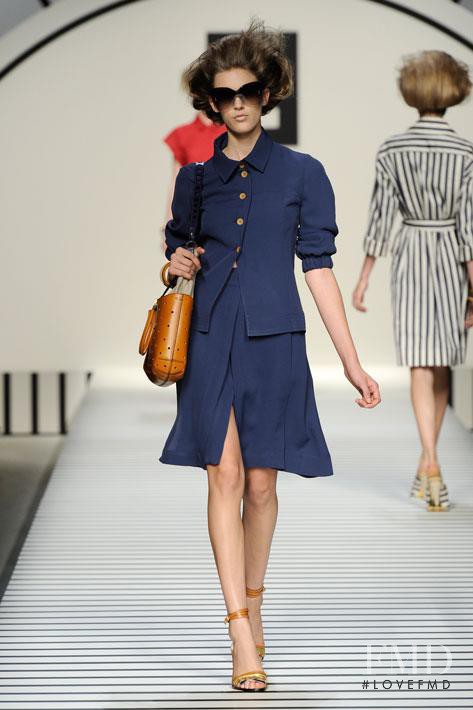 Colinne Michaelis featured in  the Fendi fashion show for Spring/Summer 2012