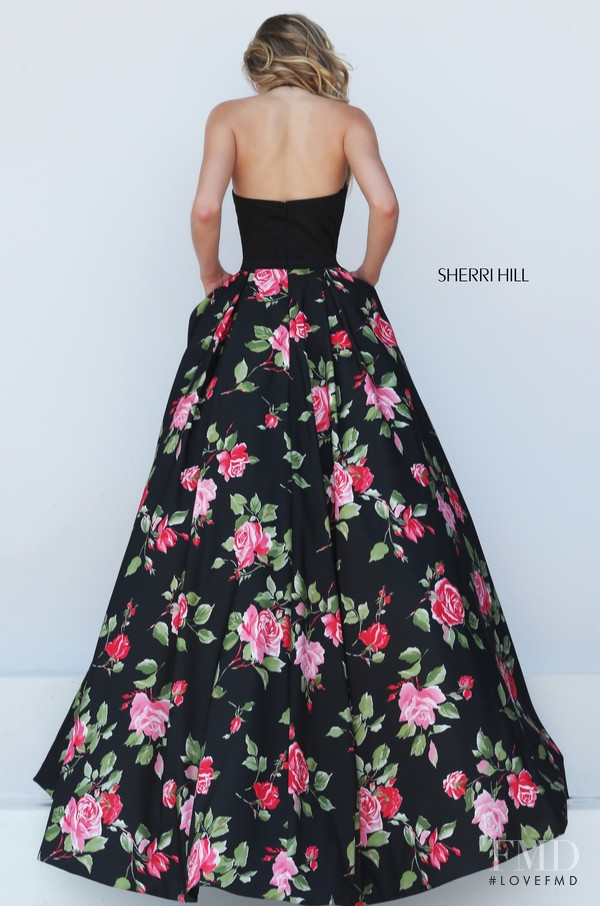 Josie Canseco featured in  the Sherri Hill catalogue for Autumn/Winter 2015