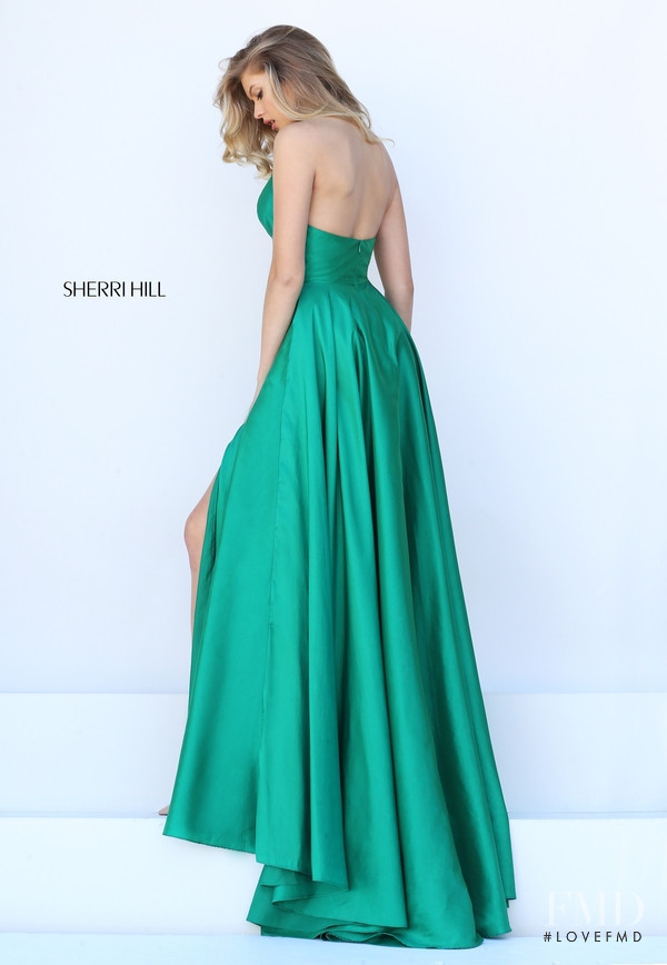 Josie Canseco featured in  the Sherri Hill catalogue for Autumn/Winter 2015