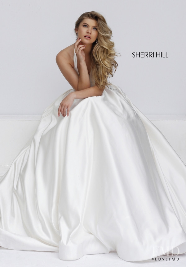 Josie Canseco featured in  the Sherri Hill catalogue for Autumn/Winter 2015