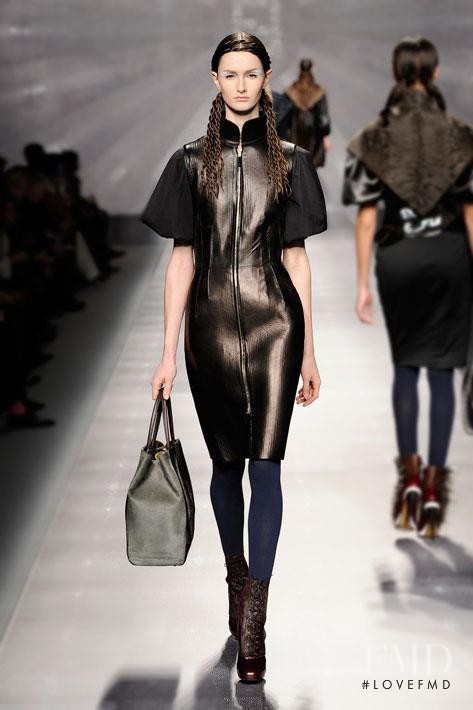 Mackenzie Drazan featured in  the Fendi fashion show for Autumn/Winter 2012