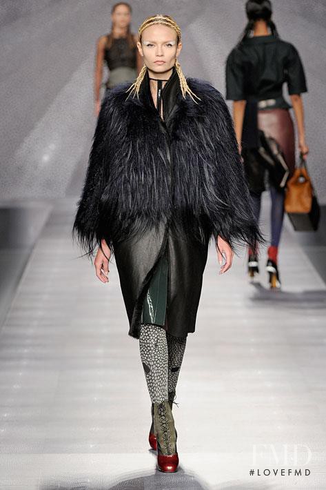 Natasha Poly featured in  the Fendi fashion show for Autumn/Winter 2012