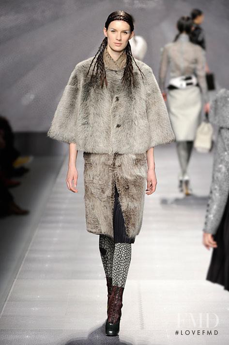 Marte Mei van Haaster featured in  the Fendi fashion show for Autumn/Winter 2012
