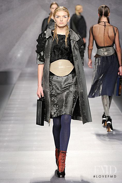 Lily Donaldson featured in  the Fendi fashion show for Autumn/Winter 2012