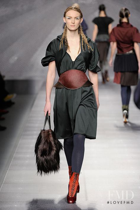 Ymre Stiekema featured in  the Fendi fashion show for Autumn/Winter 2012