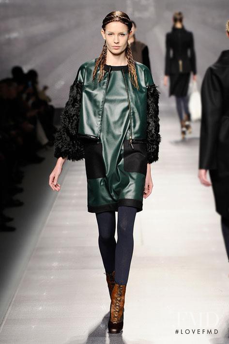 Nadja Bender featured in  the Fendi fashion show for Autumn/Winter 2012
