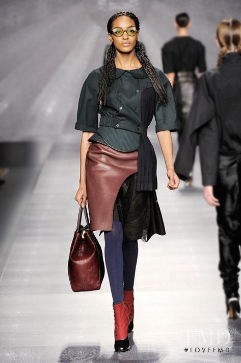 Jourdan Dunn featured in  the Fendi fashion show for Autumn/Winter 2012
