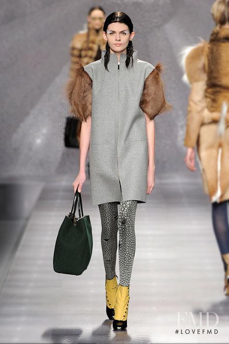 Melissa Stasiuk featured in  the Fendi fashion show for Autumn/Winter 2012