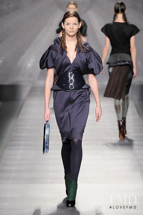 Anouk de Heer featured in  the Fendi fashion show for Autumn/Winter 2012