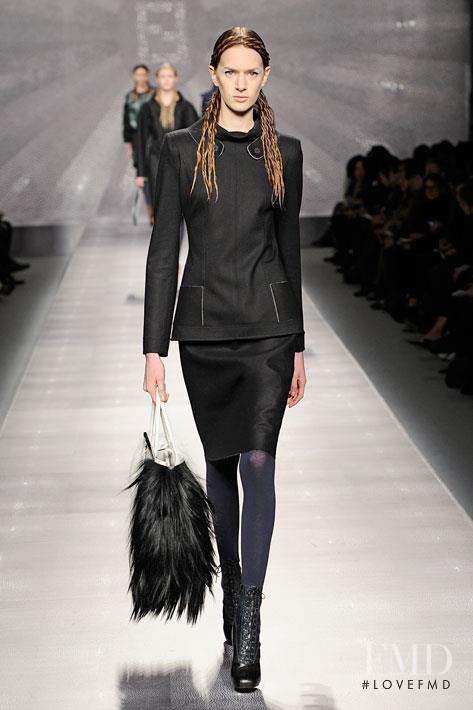 Carla Gebhart featured in  the Fendi fashion show for Autumn/Winter 2012