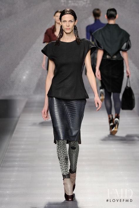 Aymeline Valade featured in  the Fendi fashion show for Autumn/Winter 2012