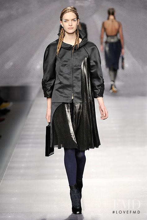 Mirte Maas featured in  the Fendi fashion show for Autumn/Winter 2012