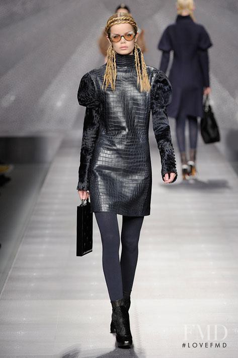 Frida Aasen featured in  the Fendi fashion show for Autumn/Winter 2012