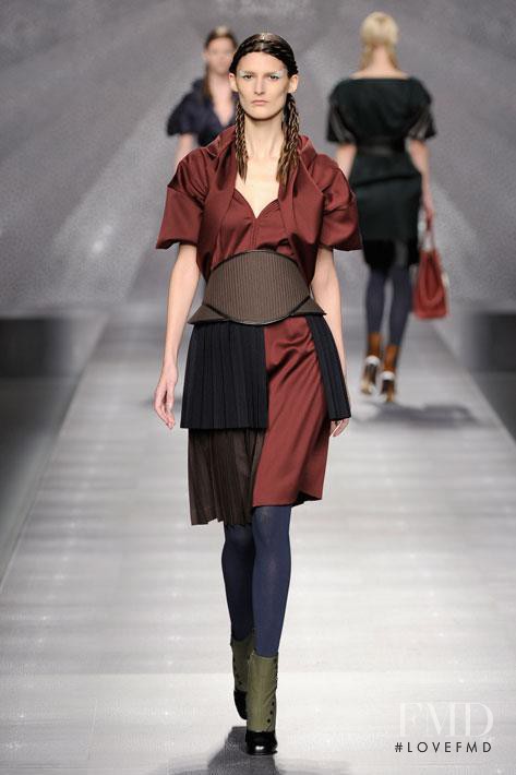 Marie Piovesan featured in  the Fendi fashion show for Autumn/Winter 2012