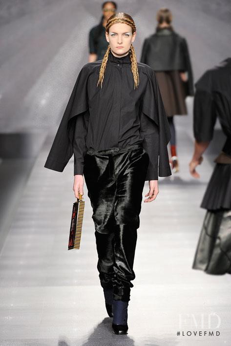Ophelie Rupp featured in  the Fendi fashion show for Autumn/Winter 2012