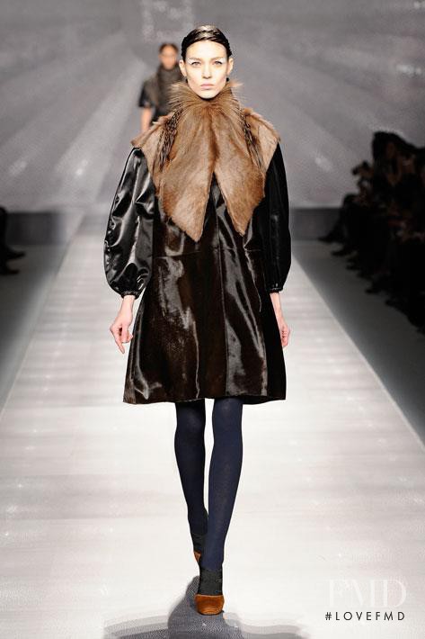 Kati Nescher featured in  the Fendi fashion show for Autumn/Winter 2012