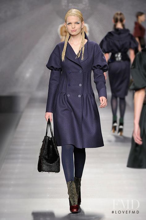 Daphne Groeneveld featured in  the Fendi fashion show for Autumn/Winter 2012