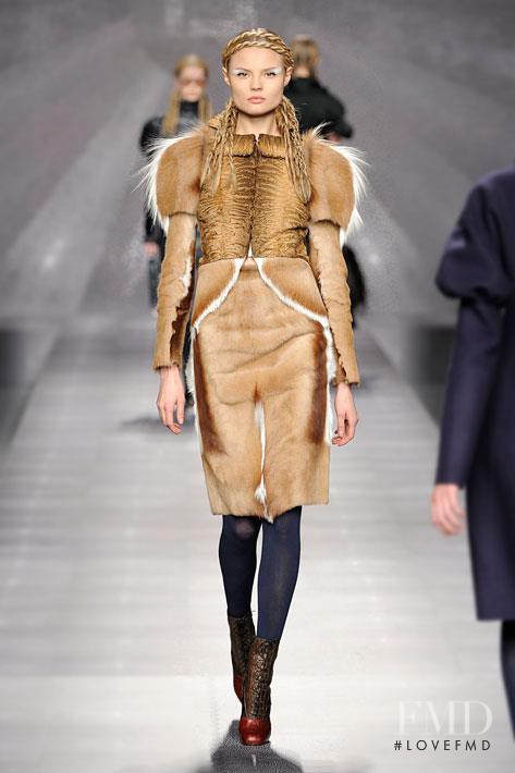 Magdalena Frackowiak featured in  the Fendi fashion show for Autumn/Winter 2012