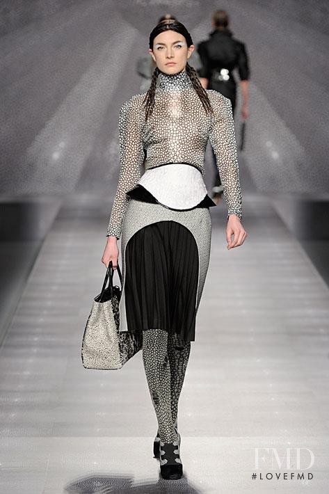Jacquelyn Jablonski featured in  the Fendi fashion show for Autumn/Winter 2012