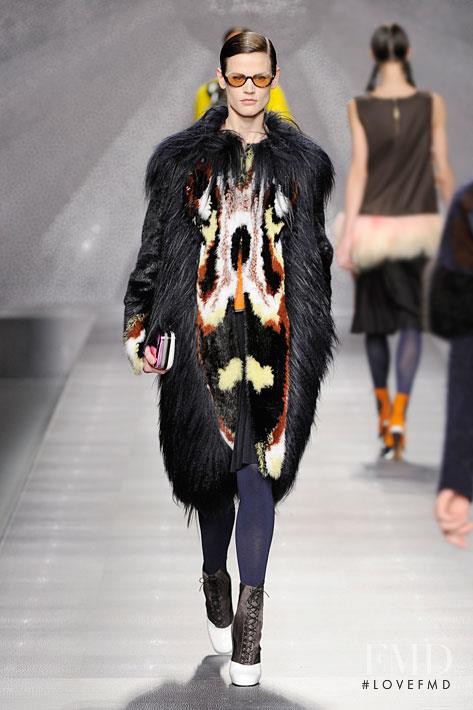 Saskia de Brauw featured in  the Fendi fashion show for Autumn/Winter 2012