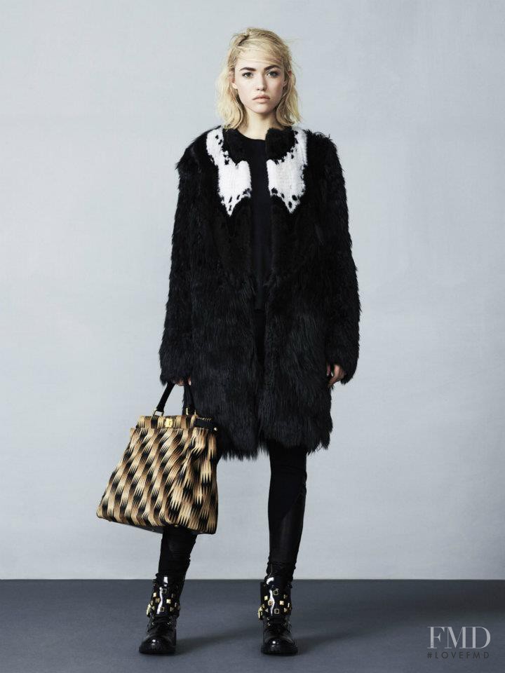 Cora Keegan featured in  the Fendi fashion show for Pre-Fall 2012