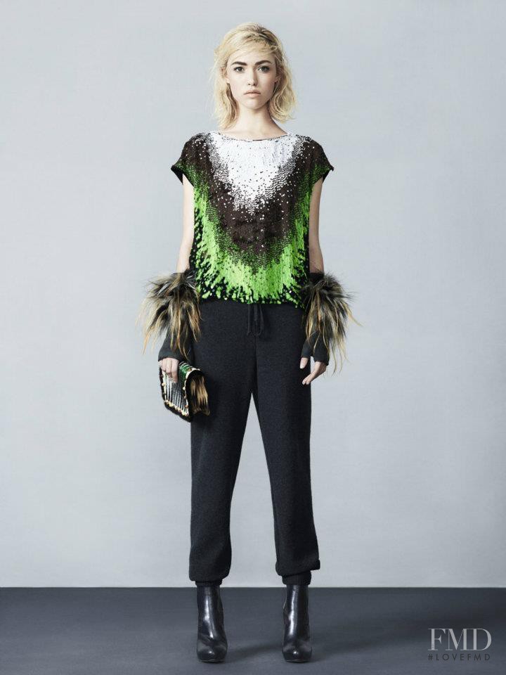 Cora Keegan featured in  the Fendi fashion show for Pre-Fall 2012