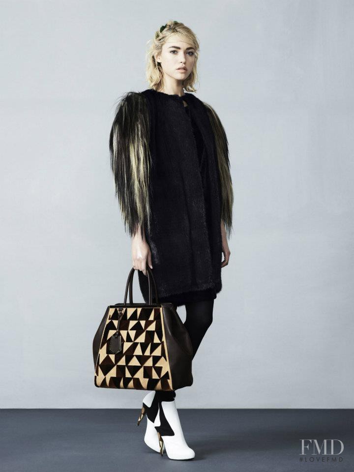 Cora Keegan featured in  the Fendi fashion show for Pre-Fall 2012