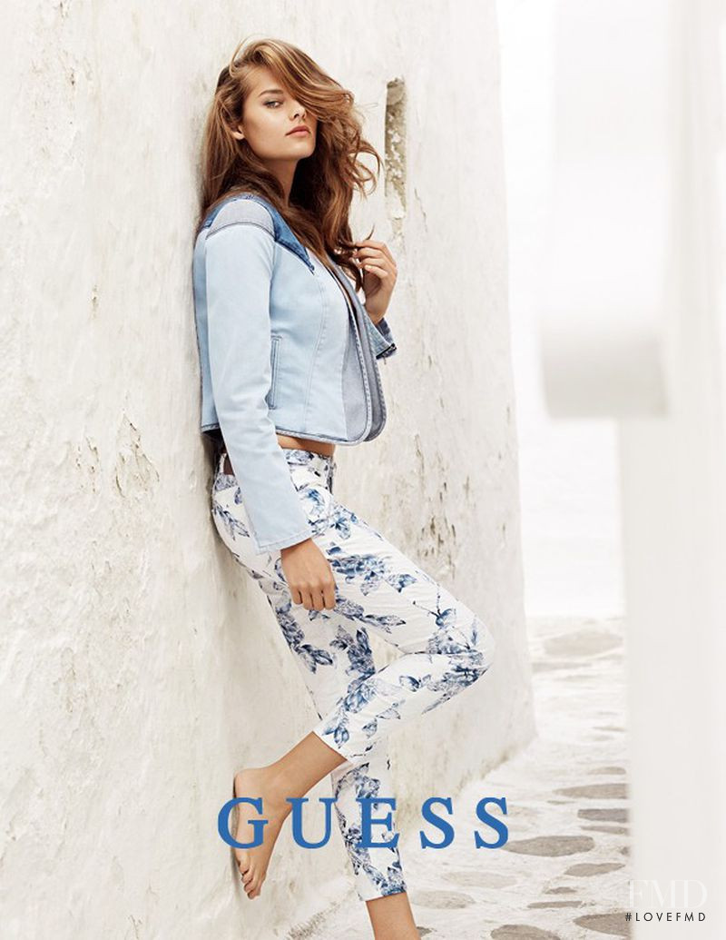 Grace Elizabeth featured in  the Guess advertisement for Spring/Summer 2016