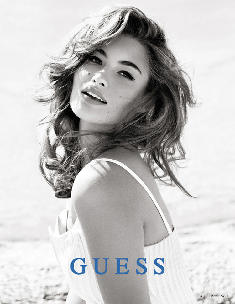 Grace Elizabeth featured in  the Guess advertisement for Spring/Summer 2016