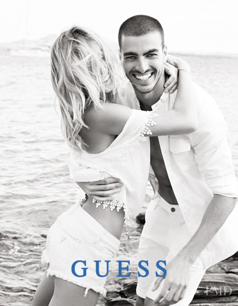 Elizabeth Turner featured in  the Guess advertisement for Spring/Summer 2016