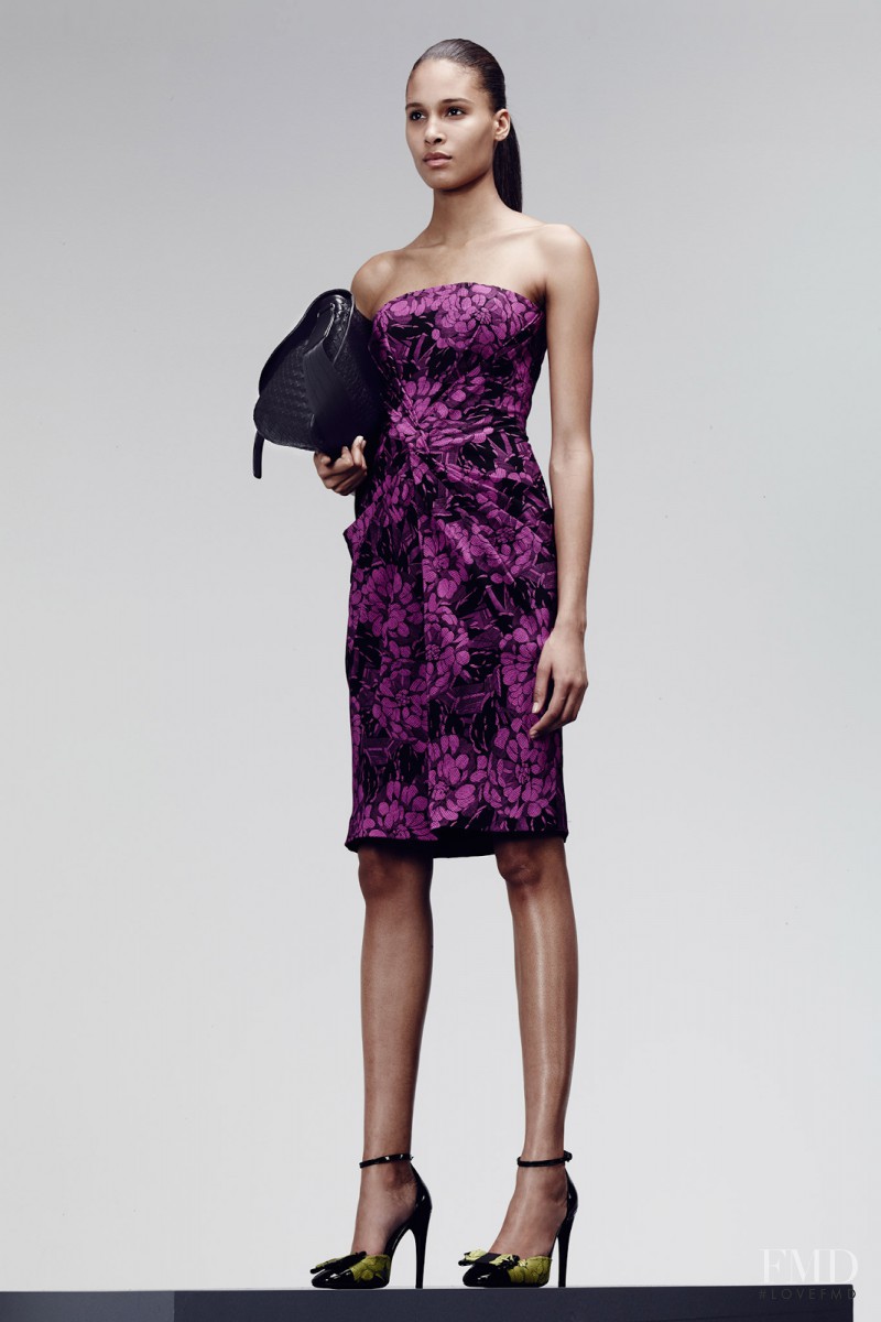 Cindy Bruna featured in  the Bottega Veneta fashion show for Pre-Fall 2014