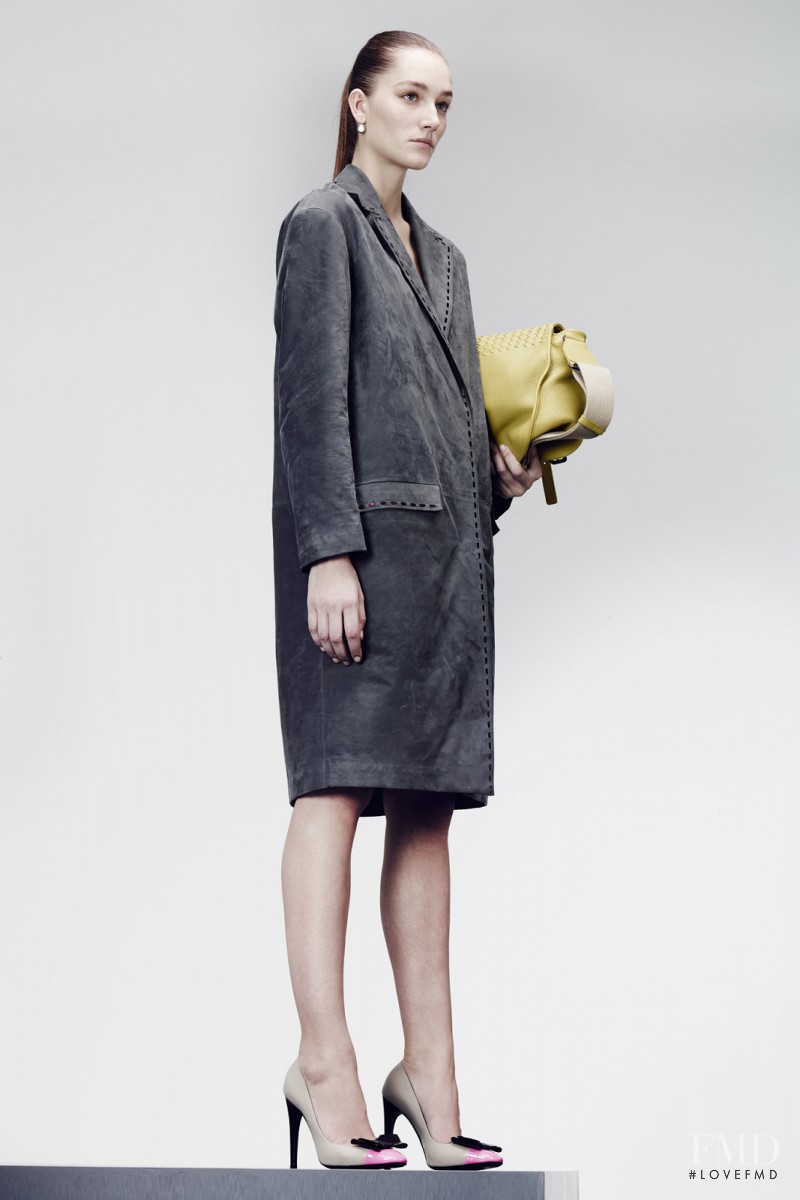 Joséphine Le Tutour featured in  the Bottega Veneta fashion show for Pre-Fall 2014