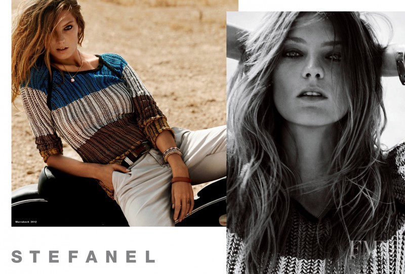 Daria Werbowy featured in  the Stefanel advertisement for Spring/Summer 2012