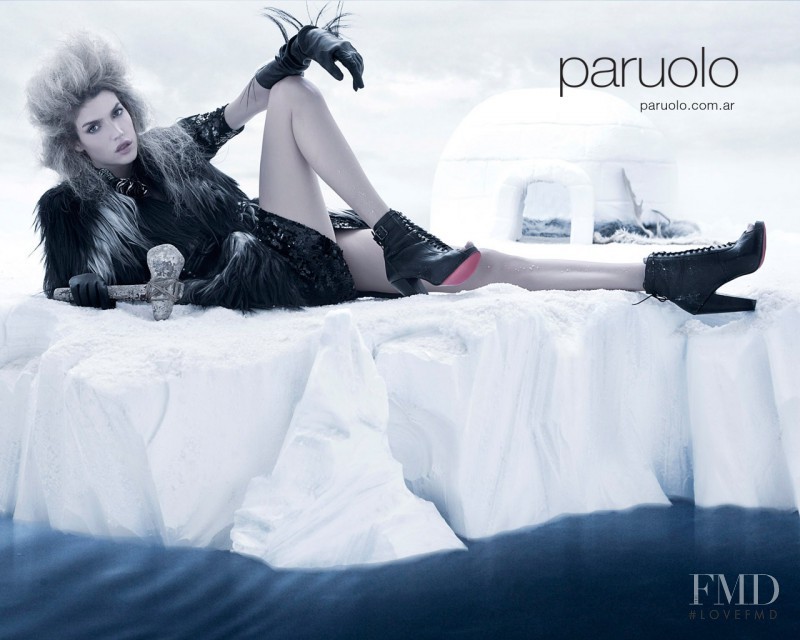 Chloé Bello Portela featured in  the Paruolo advertisement for Autumn/Winter 2010