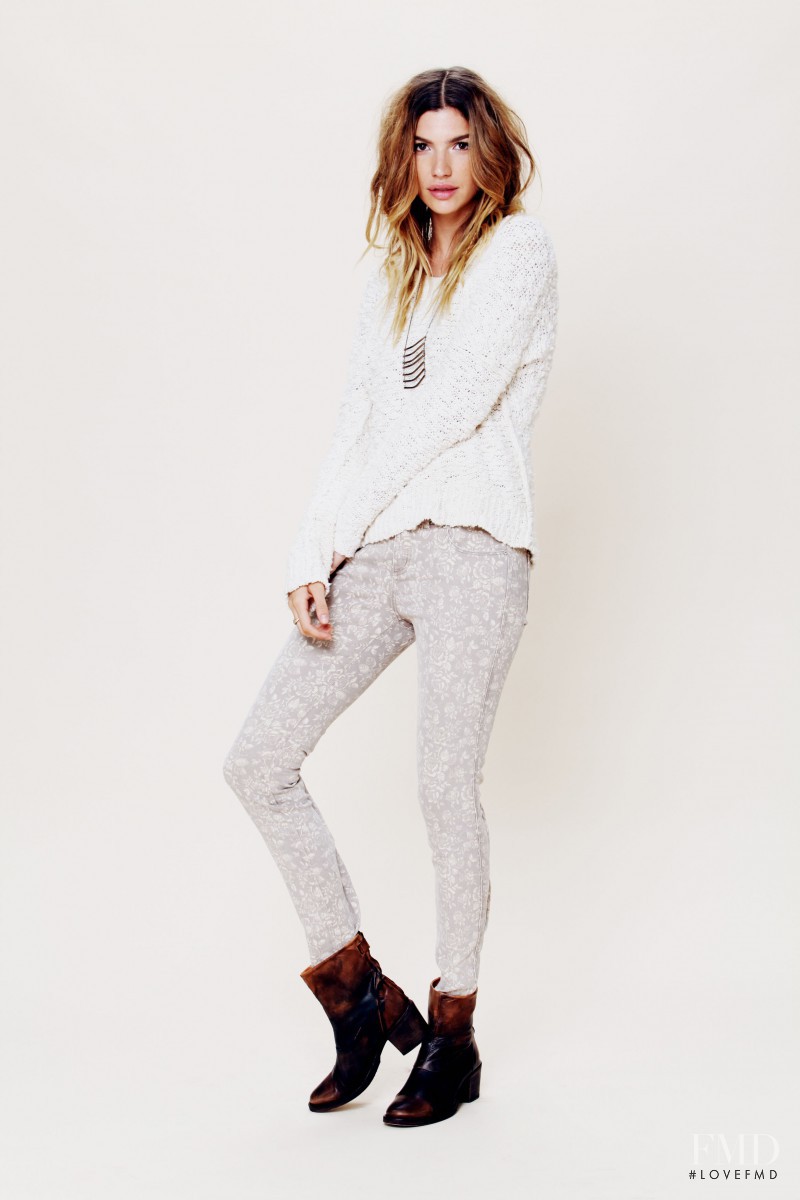 Chloé Bello Portela featured in  the Free People lookbook for Autumn/Winter 2012